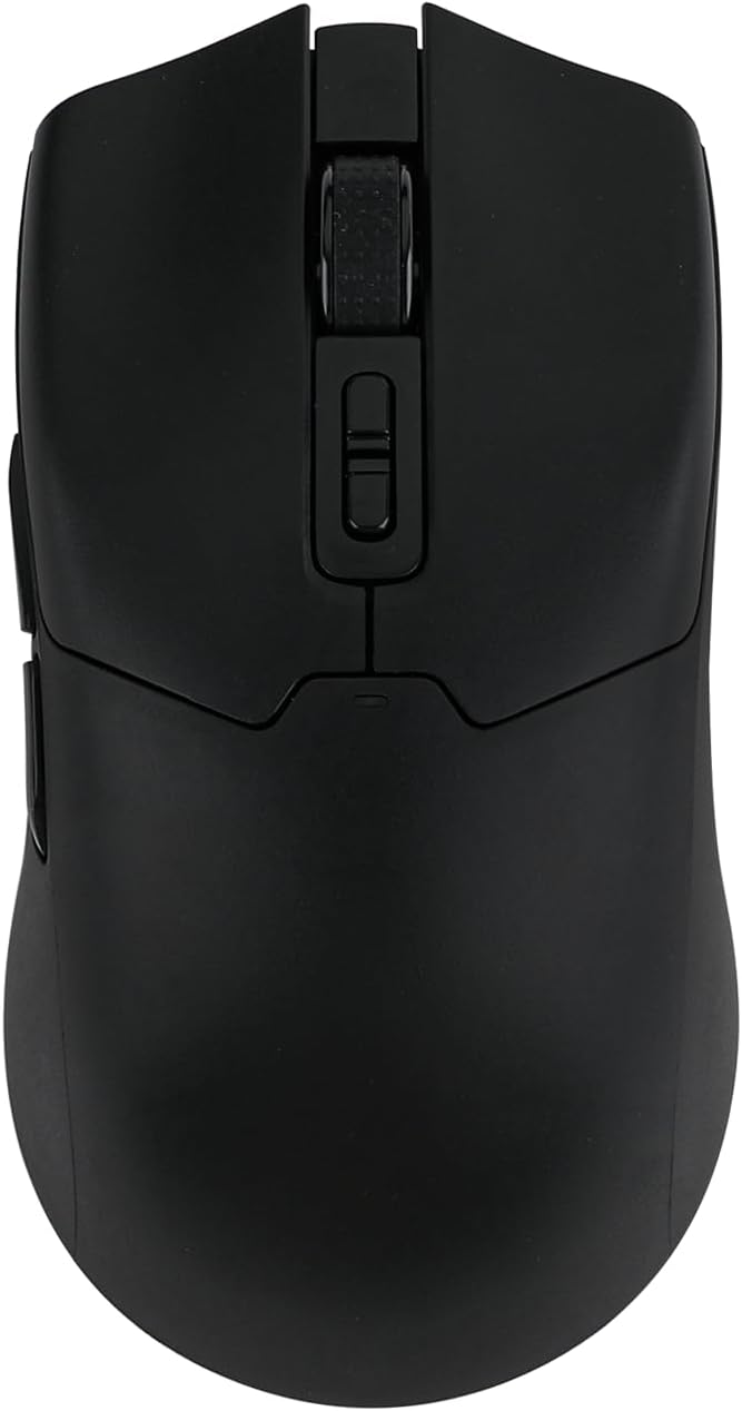 EPOMAKER Click Gaming Mouse Wireless 2.4Ghz/BT/Type-C, 800 to 42,000 DPI Adjustable, 8K Polling Rate, 500mAh, Lightweight Optical Mouse, for PC/Mac/Linux (Black) - Image 1